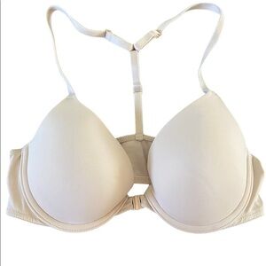 Victoria’s Secret Pink padded front closer bra Y shape straps on back size 34B